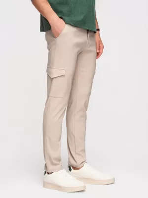 Pantaloni pentru bărbați OMBRE P1515 BEJ