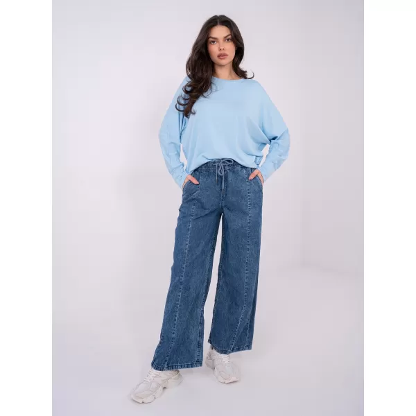  Pantaloni de dama SUBLEVEL D80038BB62627M327 ALBASTRU ÎNCHIS 