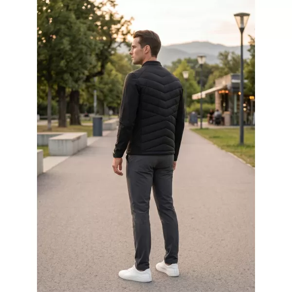  Jachetă hibridă pentru bărbați MALFINI PREMIUM CROSS 555 NEGRU 