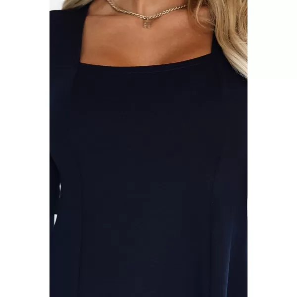  Rochie NUMOCO 574-4 ALBASTRU ÎNCHIS 