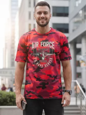 Tricou pentru bărbați DSTREET NX2001R-RD-M ROŞU