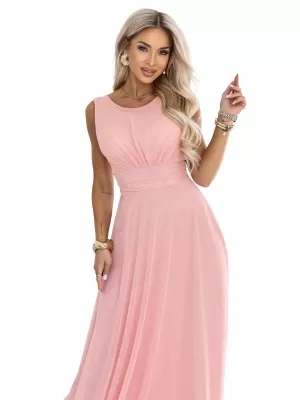 Rochie de femei NUMOCO 678-5 ROZ PUDRA