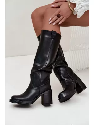 Cizme de dama BOTO C-384 NEGRU