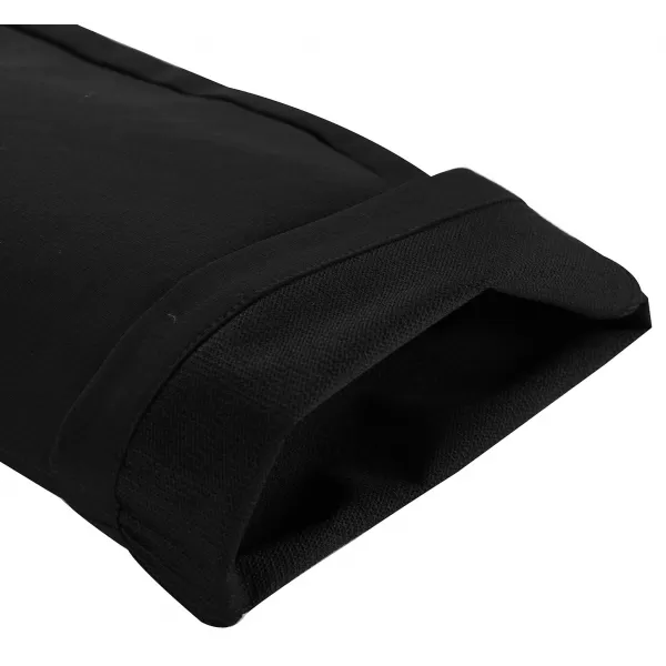  Pantaloni softshell pentru bărbați ALPINE PRO CORB NEGRU 