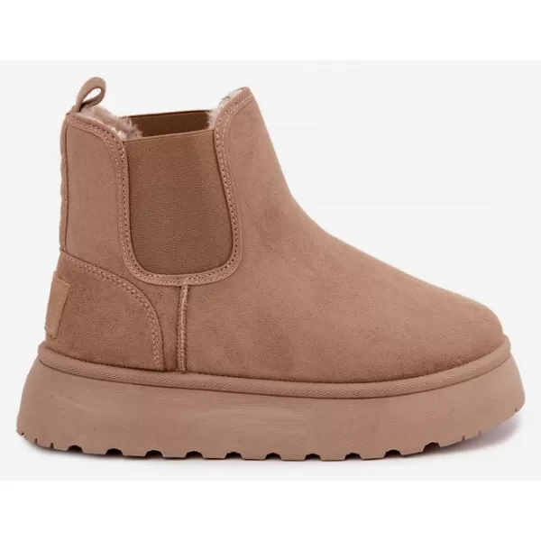  Oameni de zăpadă pentru femei BIG STAR SHOES UU274173 BEJ 