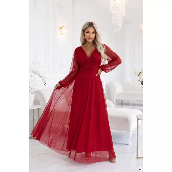  Rochie NUMOCO NERISSA 684-1 VISINIU DESCHIS 