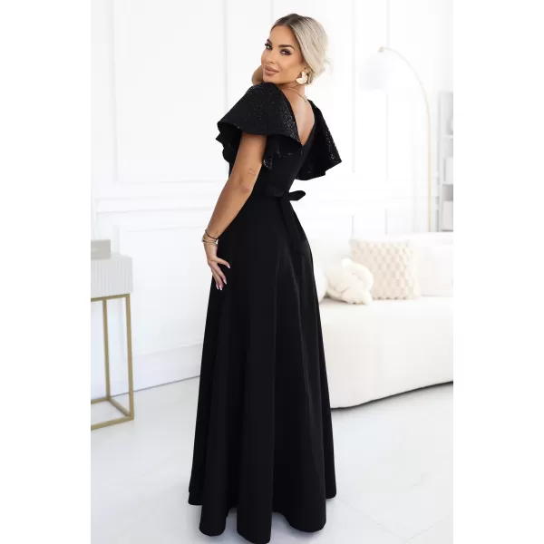  Rochie NUMOCO 694-1 NEGRU 