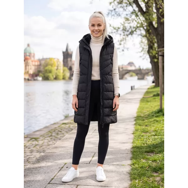  Vestă caldă de damă ALPINE PRO HERDA 3 NEGRU 