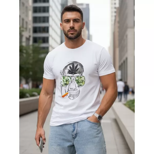  Tricou pentru bărbați DSTREET RX4922 ALB 