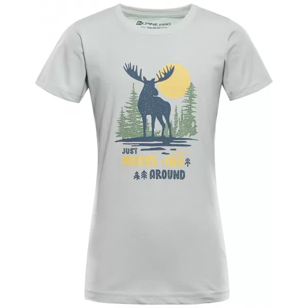  Tricou pentru copii ALPINE PRO ECOMO 4 GERMINA VARIANTA VERDE PB 