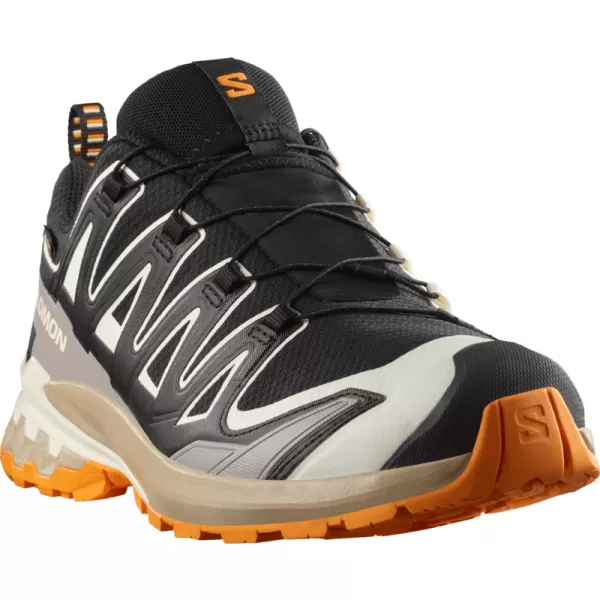  Pantofi pentru bărbați SALOMON XA PRO 3D V9 GORE-TEX L47881900 GHEAȚĂ NEAGRĂ/VANILIE/TURMERIC 