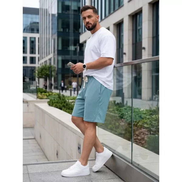  Pantaloni scurți pentru bărbați DSTREET SX2633 ALBASTRU DESCHIS 