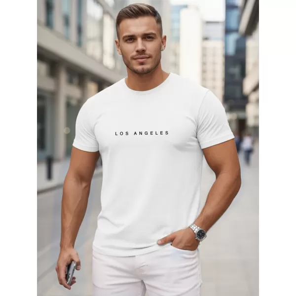  Tricou pentru bărbați DSTREET NX5099R-WH ALB 