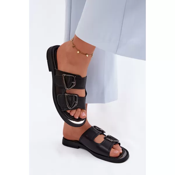  Papuci de damă VINCEZA 62304 NEGRU 