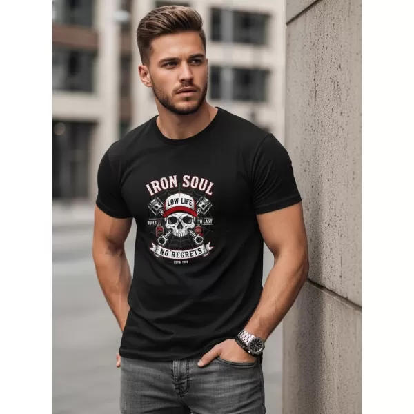  Tricou pentru bărbați DSTREET NX0142R-BK NEGRU 