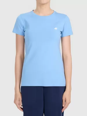 Tricou funcțional de damă 4F WAW25TFTSF1527 ALBASTRU DESCHIS