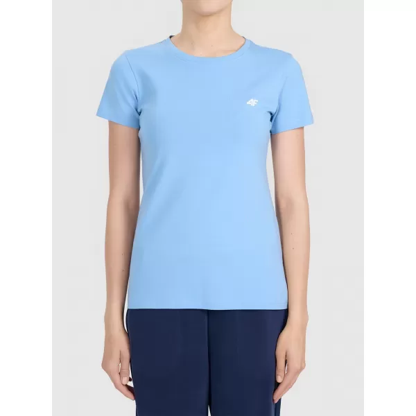  Tricou funcțional de damă 4F WAW25TFTSF1527 ALBASTRU DESCHIS 