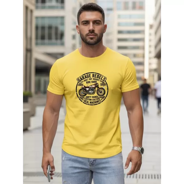  Tricou pentru bărbați DSTREET NX5007R-YE CHIHLIMBAR 