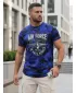 Tricou pentru bărbați DSTREET NX2001R-RB-M ALBASTRU