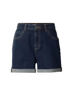 Pantaloni scurți de damă URBAN CLASSICS TB8371 ALBASTRU ÎNCHIS SPĂLAT
