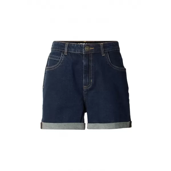  Pantaloni scurți de damă URBAN CLASSICS TB8371 ALBASTRU ÎNCHIS SPĂLAT 