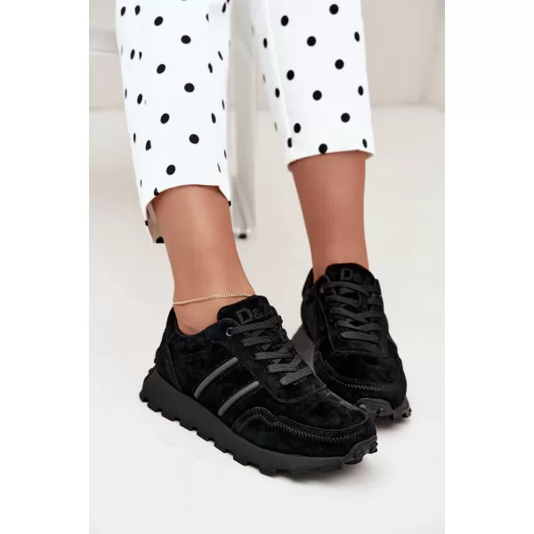  Adidași de damă D&A LR62-7101 NEGRU 