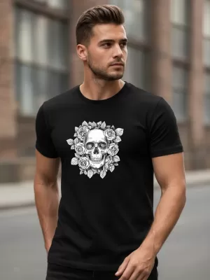 Tricou pentru bărbați DSTREET NX079R NEGRU