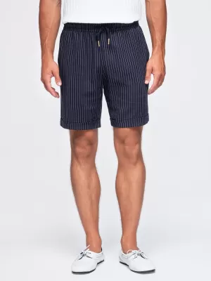 Pantaloni scurți pentru bărbați OMBRE OM-SRCS-0208 ALBASTRU MARIN