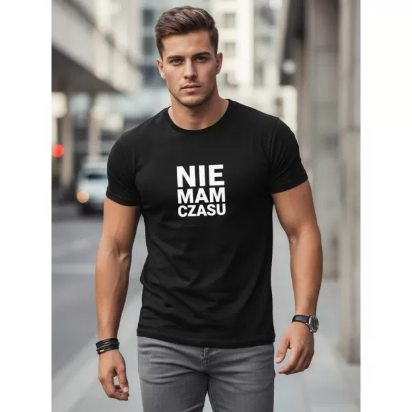  Tricou pentru bărbați DSTREET NX0114R-BK NEGRU 