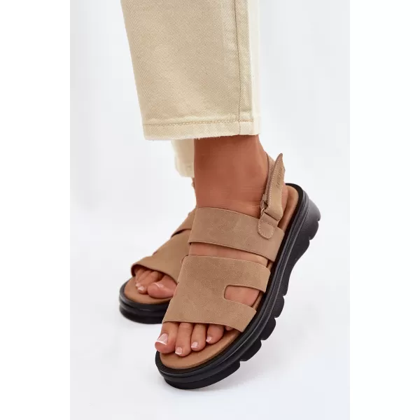  Sandale de dama BIG STAR SHOES TT274482 BEJ 