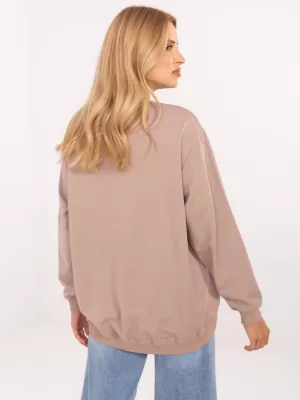 Hanorac de dama BASIC FEEL GOOD RV-BL-5185.79P BEJ ÎNCHIS