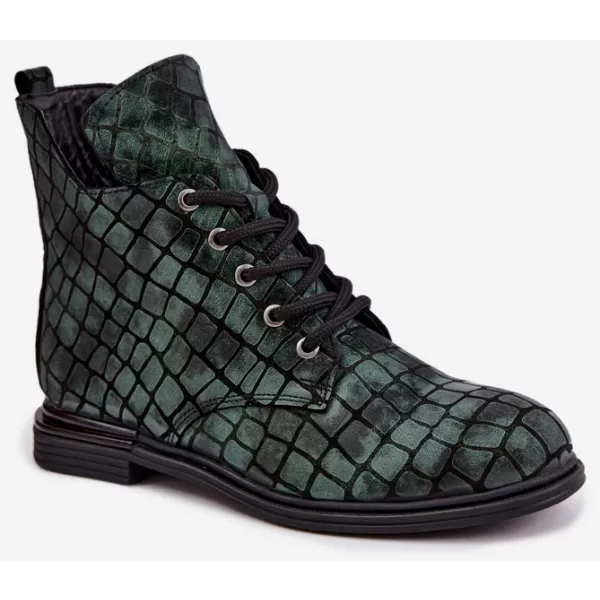  Botine de dama ARTIKER 55C1325 VERDE/NEGRU 