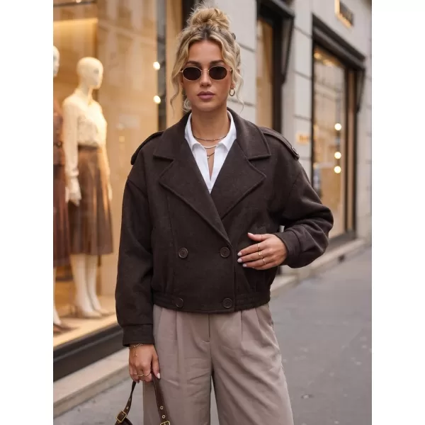  Palton de damă DSTREET TY6026 MARO 