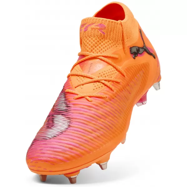  Cizme de fotbal PUMA FUTURE 8 ULTIMATE MXSG 108583-03 HEAT FIRE/ CĂLDURĂ FOC/PUMA NEGRU/RAVISH 