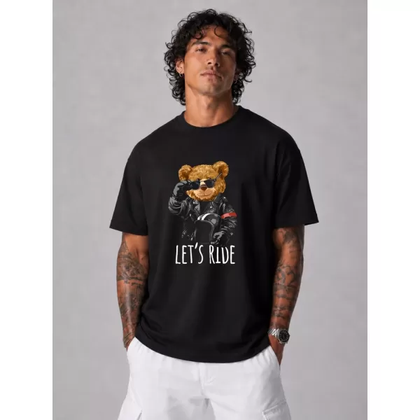  Tricou pentru bărbați DSTREET NX1018R-BK-O NEGRU 