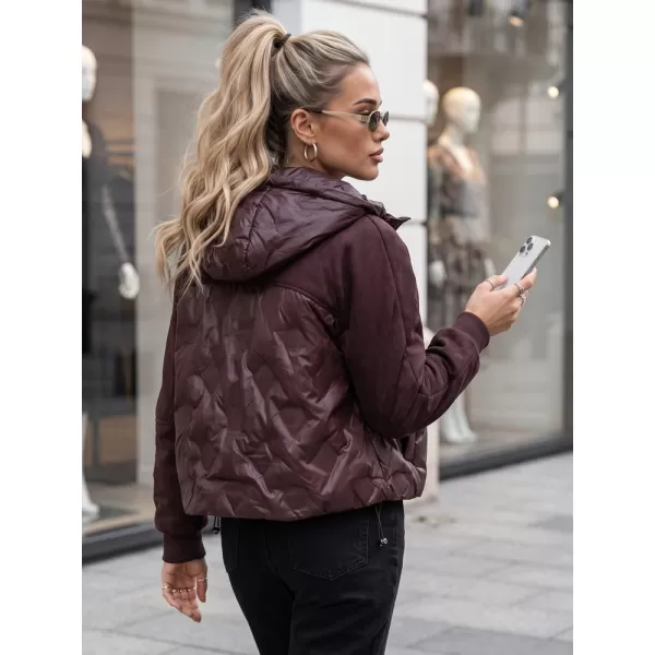  Geaca de dama DSTREET TY6094 BURGUNDIA 