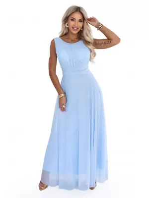 Rochie de femei NUMOCO 678-1 ALBASTRU DESCHIS
