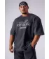 Tricouri pentru bărbați NEBBIA OLYMPIA HEAVYWEIGHT COTTON 941 NEGRU