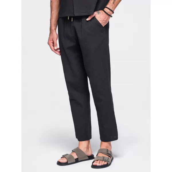  Pantaloni pentru bărbați OMBRE OM-PACP-0312 NEGRU 