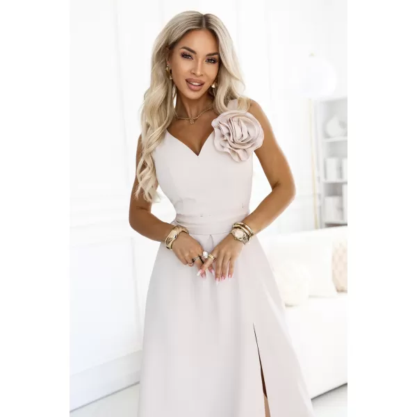  Rochie de femei NUMOCO 669-3 BEJ 