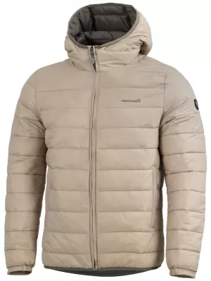 Jachetă pentru bărbați PENTAGON AURORA 2.0 PUFFER HOODED JACKET K08048-2.0 KAKI