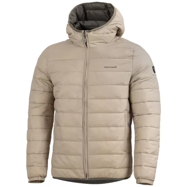  Jachetă pentru bărbați PENTAGON AURORA 2.0 PUFFER HOODED JACKET K08048-2.0 KAKI 