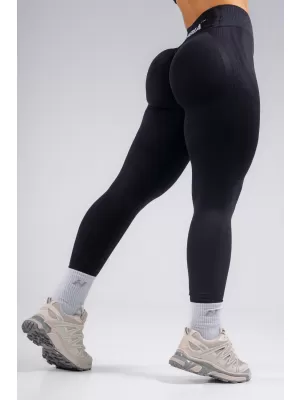 Jambiere extra push-up cu talie înaltă NEBBIA PRIMAL 850 NEGRU