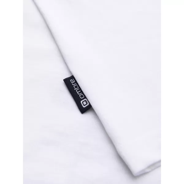  Tricou pentru bărbați OMBRE OM-TSPT-0299 ALB 