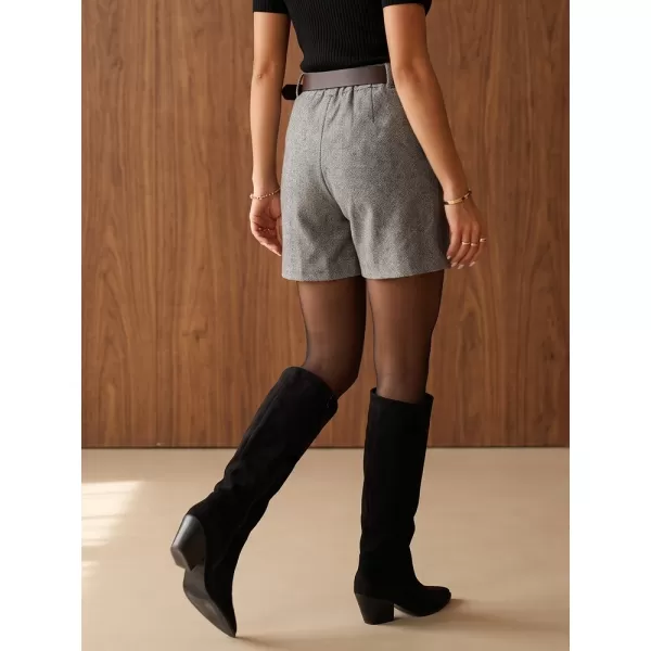  Pantaloni scurți de damă DSTREET SY0612 GRI DESCHIS 