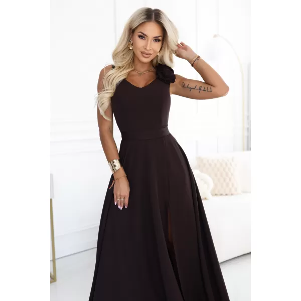 Rochie NUMOCO 643-10 MARO CIOCOLATA 