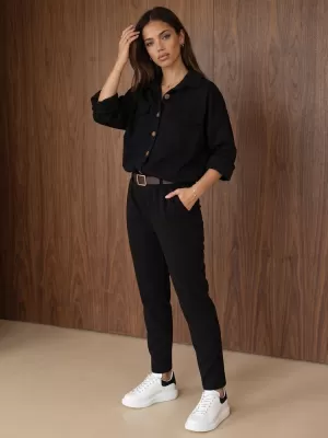 Set pentru femei DSTREET AY1239 NEGRU
