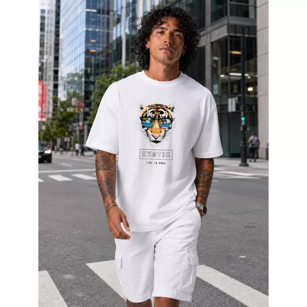  Tricou pentru bărbați DSTREET NX1011R-WH-O ALB 