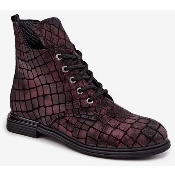  Pantofi de dama ARTIKER 55C1327 CIOCOLATA/NEGRU 