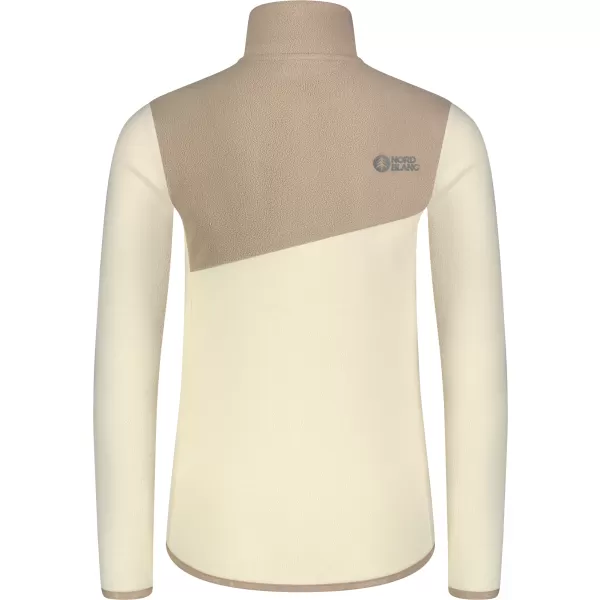  Hanorac ușor de damă din fleece NORDBLANC BEECH NBSFL8375 BEJ 
